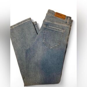 Kensie Light Blue High Rise Straight Jeans